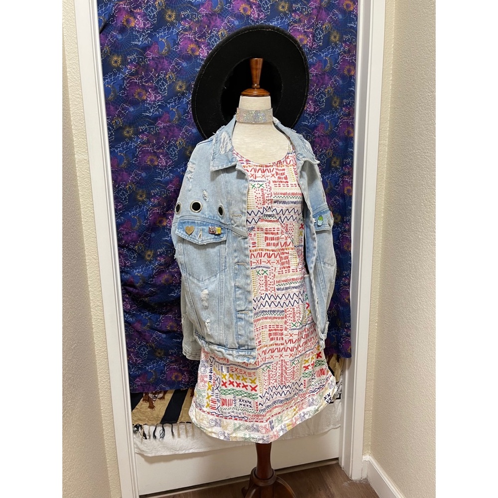 π Colorful art pattern dress - Picture 11 of 12